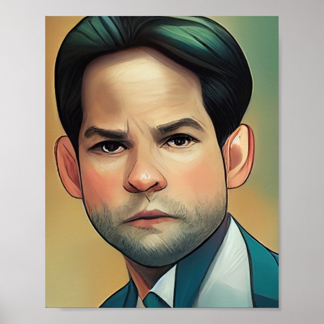 Marco Rubio  Comics Style  Poster (Front)