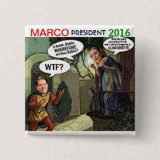 Marco Rubio for President 2016 Button