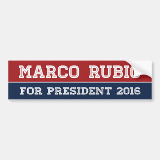 Marco Rubio For President 2016 Line Bumper -.png Bumper Sticker