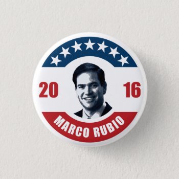 Marco Rubio For President 2016 Pinback Button by digitalcult at Zazzle