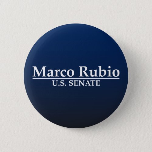 Marco Rubio for US Senate Button