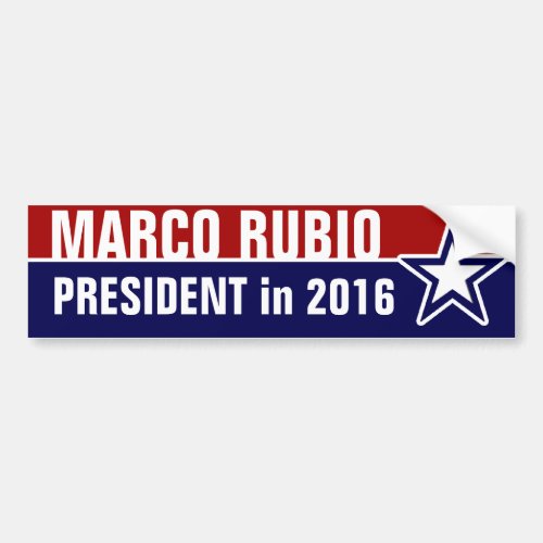 Marco Rubio in 2016 Bumper Sticker
