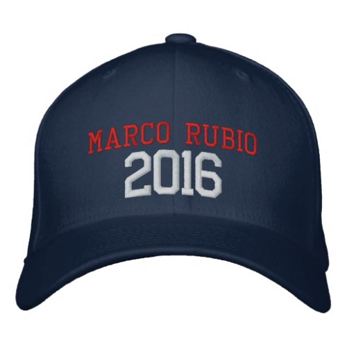Marco Rubio President 2016 Embroidered Baseball Hat