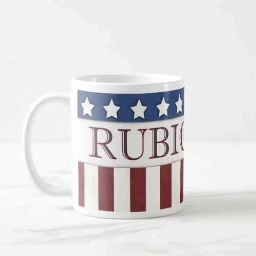 Marco Rubio President 2016 Stars and Stripes Coffee Mug