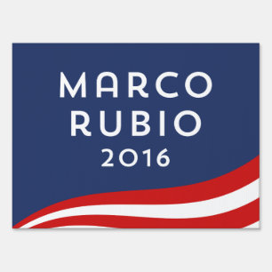 Marco Rubio Sign