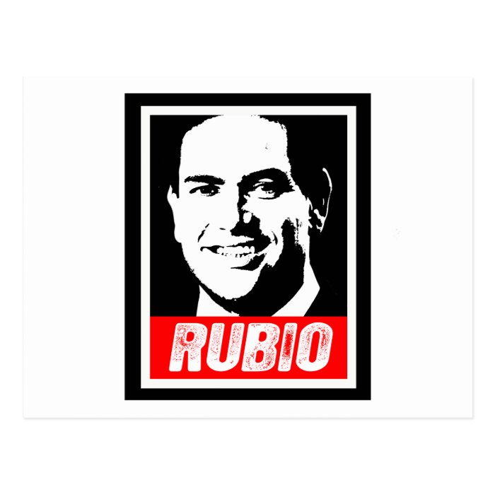 MARCO RUBIO STAMP .png Postcards