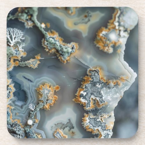 Marco Stone Photography Dendrite Crystal Beverage Coaster