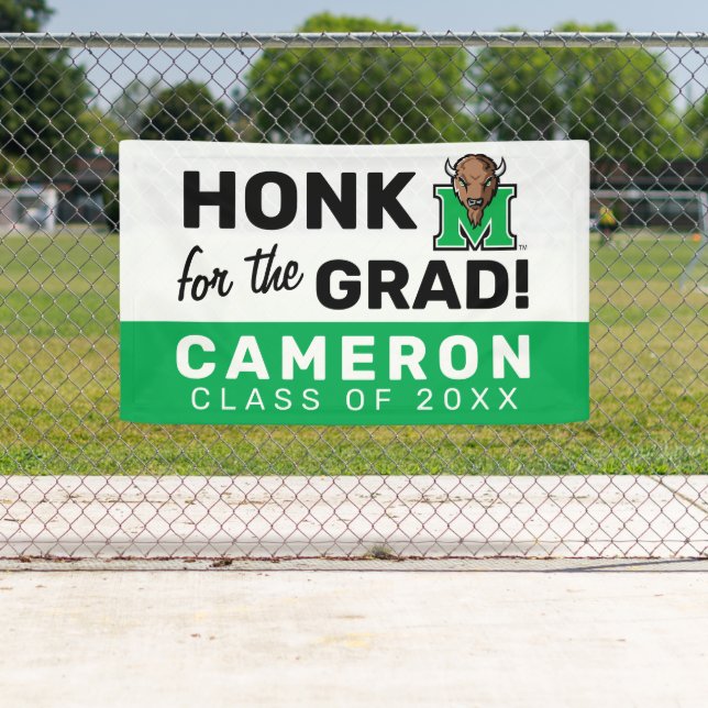 Marco The Bison M | Graduation Banner (Insitu)