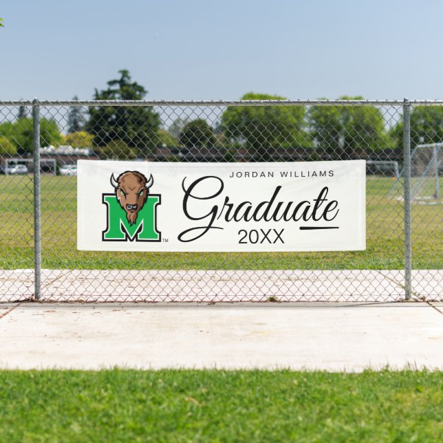 Marco The Bison M | Graduation Banner (Insitu)