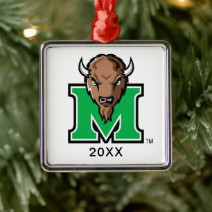 Marco The Bison M Metal Ornament
