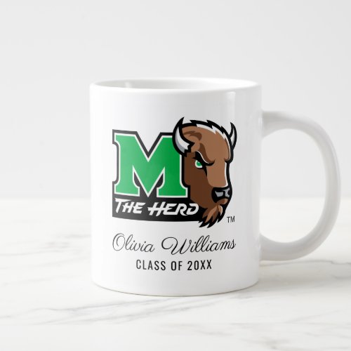 Marco The Bison  The Herd  Add Your Name Giant Coffee Mug