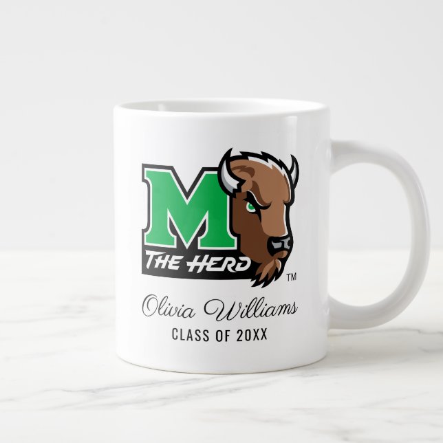 Marco The Bison | The Herd | Add Your Name Giant Coffee Mug (Right)