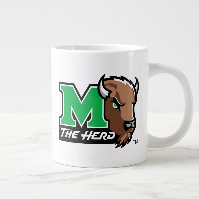 Marco The Bison | The Herd Giant Coffee Mug (Right)