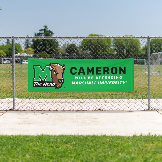 Marco The Bison | The Herd | Graduation Banner (Insitu)