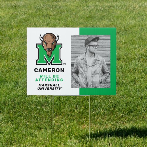 Marco The Bison  The Herd  Graduation Sign