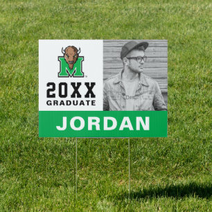 Marco The Bison The Herd Graduation Sign