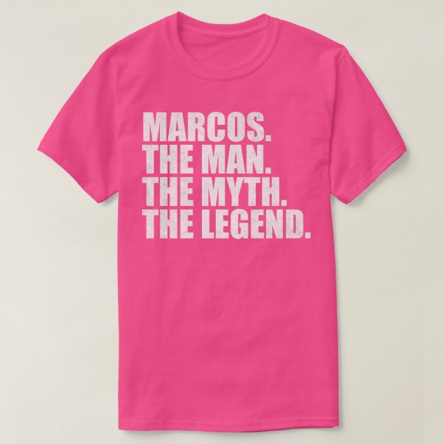 MarcosMarcos Name Marcos given name T-Shirt (Design Front)