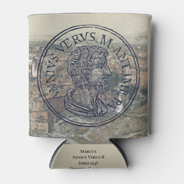 Marcus and Domitia Can Cooler (Front)