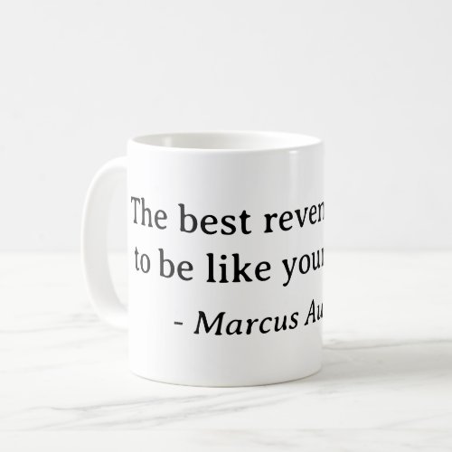 Marcus Aurelius Best Revenge Quote Coffee Mug