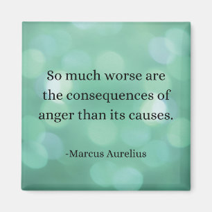 Marcus Aurelius: Conquer Anger, Find Inner Peace Magnet