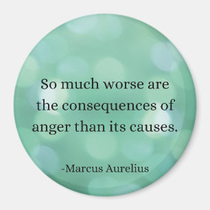 Marcus Aurelius: Conquer Anger, Find Inner Peace Magnet