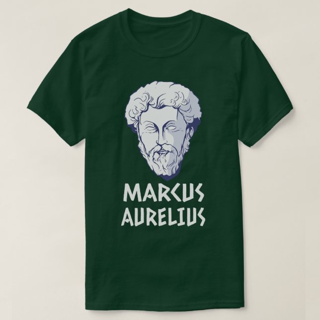 Marcus Aurelius Marcus Roman Emperor Philosopher T-Shirt (Design Front)