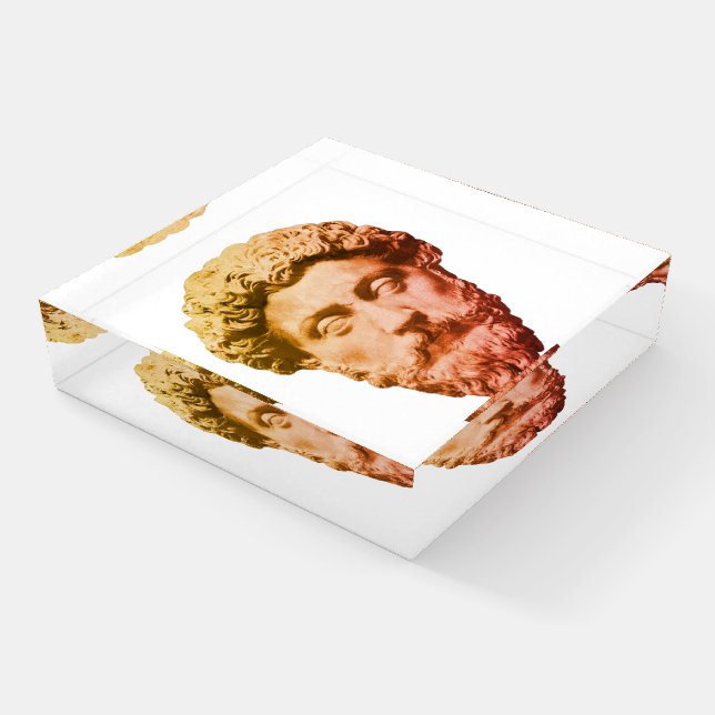 Marcus Aurelius Paperweight (Angled)