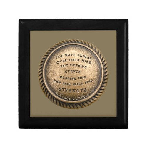 Marcus Aurelius Quote How to find Strength Gift Box