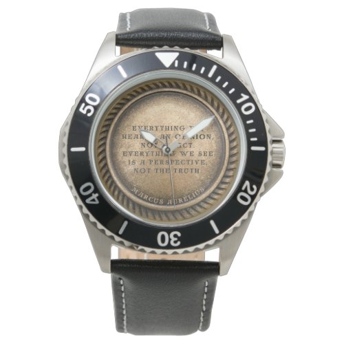 Marcus Aurelius Quote Opinionated Coin Watch