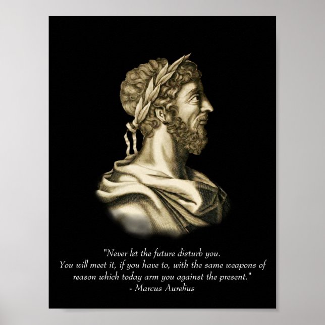 Marcus Aurelius Quote Poster (Front)