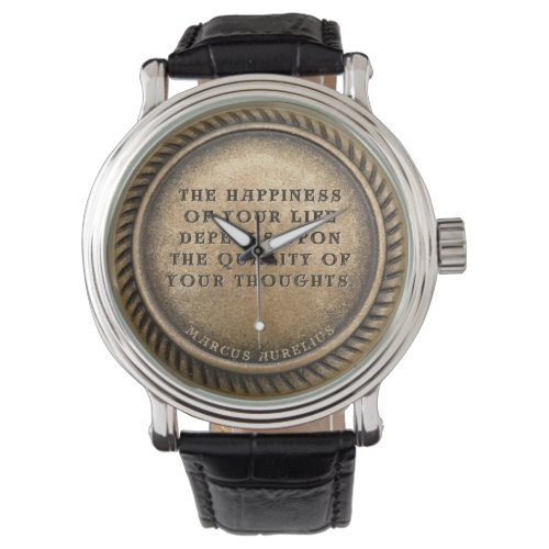 Marcus Aurelius Quote The Happiness of Your Life  Watch