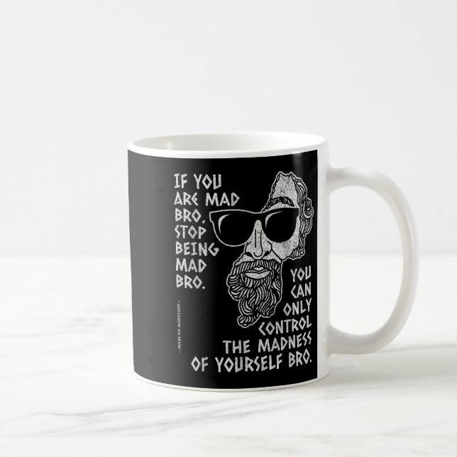 Marcus Aurelius Stoic Philosopher Ancient Roman Jo Coffee Mug (Right)