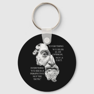 Marcus Aurelius Stoic Philosophy Novel Philosopher Keychain