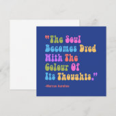 Marcus Aurelius Thoughts Colour Our Soul (Front/Back)