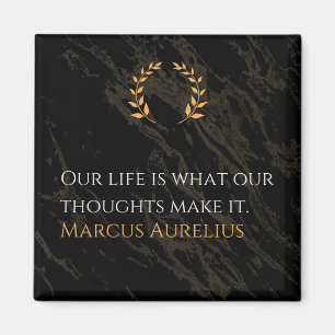 Marcus Aurelius's Truth: Shaping Life Magnet