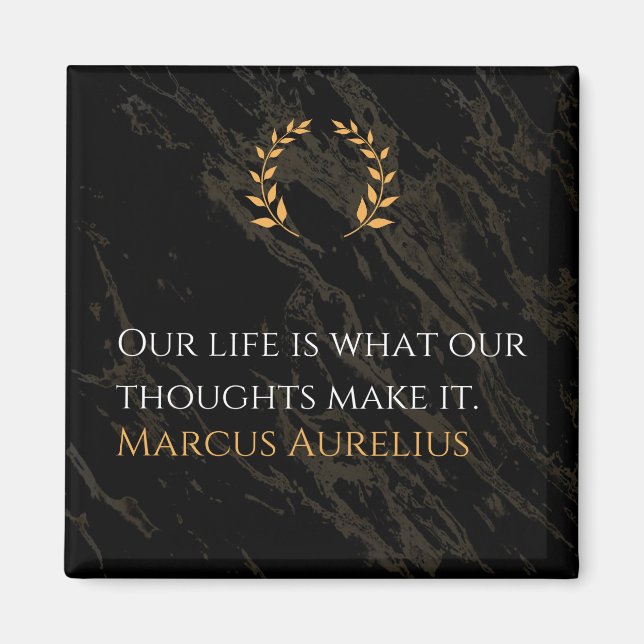 Marcus Aurelius's Truth: Shaping Life Magnet (Front)