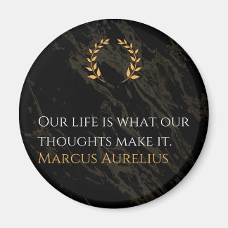Marcus Aurelius's Truth: Shaping Life Magnet