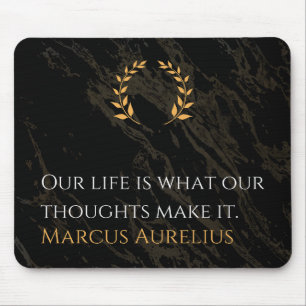 Marcus Aurelius's Truth: Shaping Life Mouse Pad