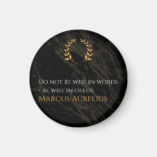 Marcus Aurelius's Wisdom: Actions Speak Louder Tha Magnet