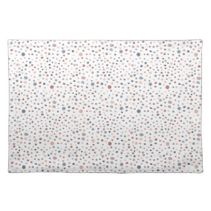 Marcus Confetti Watercolor Dots Cloth Placemat