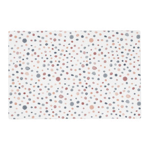 Marcus Confetti Watercolor Dots Paper Placemats