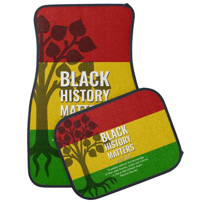 MARCUS GARVEY Black History Car Floor Mat (Set)