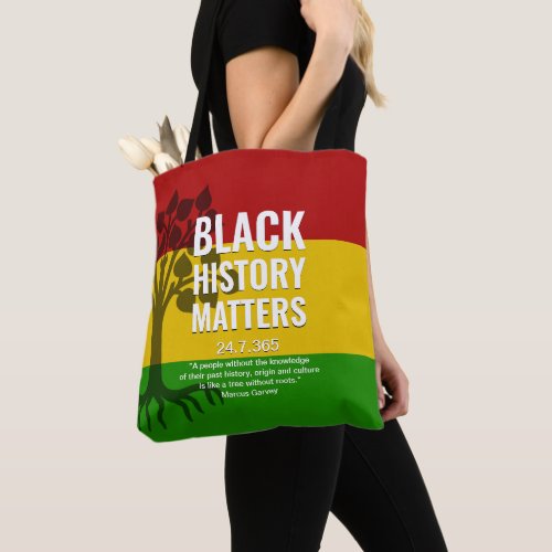 MARCUS GARVEY Black History Tote Bag