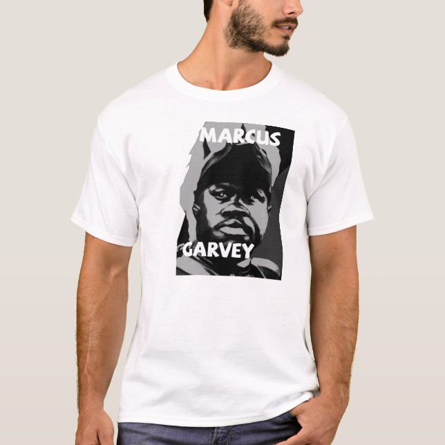 Marcus Garvey (Black&White) T-Shirt (Front)