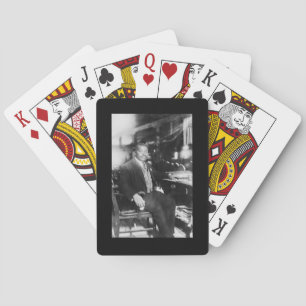Marcus Garvey, Seated Poker Cards