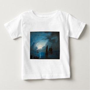 Marcus Larson hav-i-mansken-1848.water boat nature Baby T-Shirt