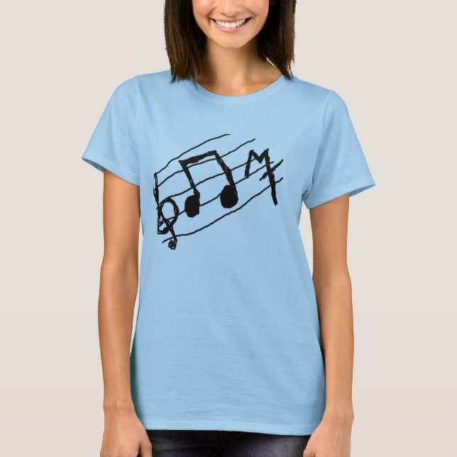 Marcus Taylor Sheet music logo girly ringer T-Shirt (Front)