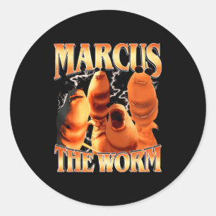 Marcus The Worm Bootleg For Men Women Meme Fan  Classic Round Sticker