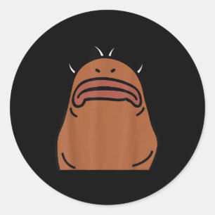 Marcus The Worm Halloween Costume Classic Round Sticker