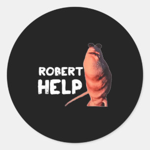 Marcus The Worm Meme Funny Graphics Vrchat Robert  Classic Round Sticker